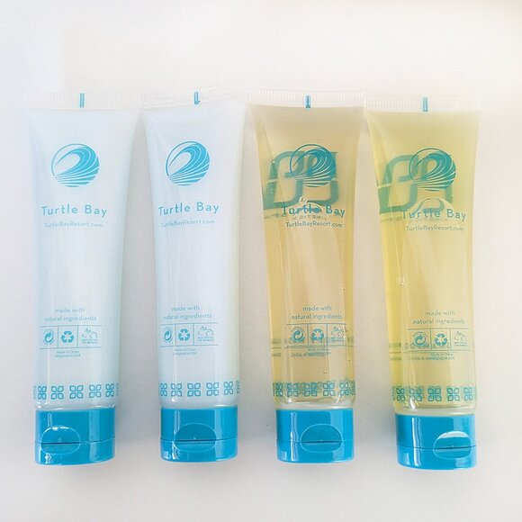 Turtle Bay "Kinetic Spa" Bath & Body Travel Set of 4 - Picture 3 of 4